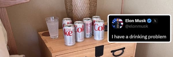 Diet Coke cans